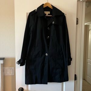 MICHAEL Michael Kors Classic Black Trench Coat